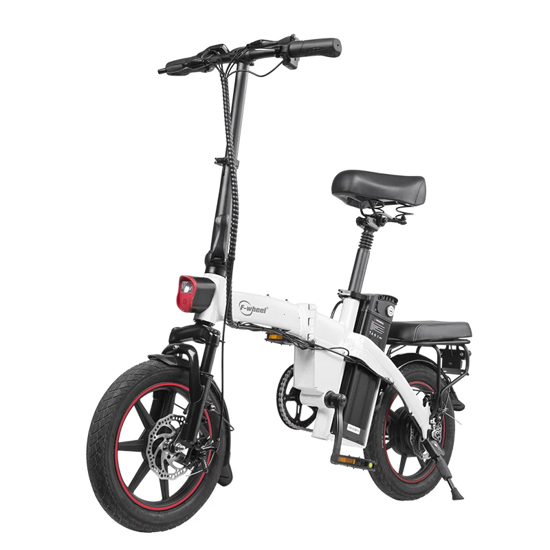 2022 OEM DYU 14 16 20 inch China factory electric bicycle city bike folding e bike 2 seater folding Electric Bike Accessories