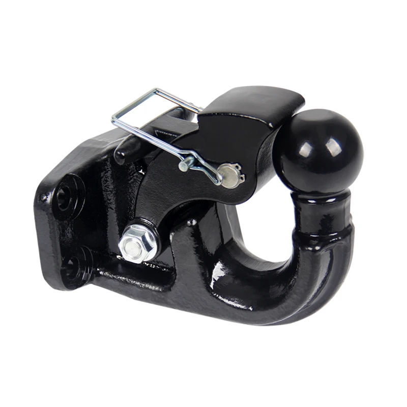 

ZAIQU Trailer Accessories Black Tow Hook Have 20ton Maximum Load Trailer Hitch Cars Towing Hook Off-road Refit Parts