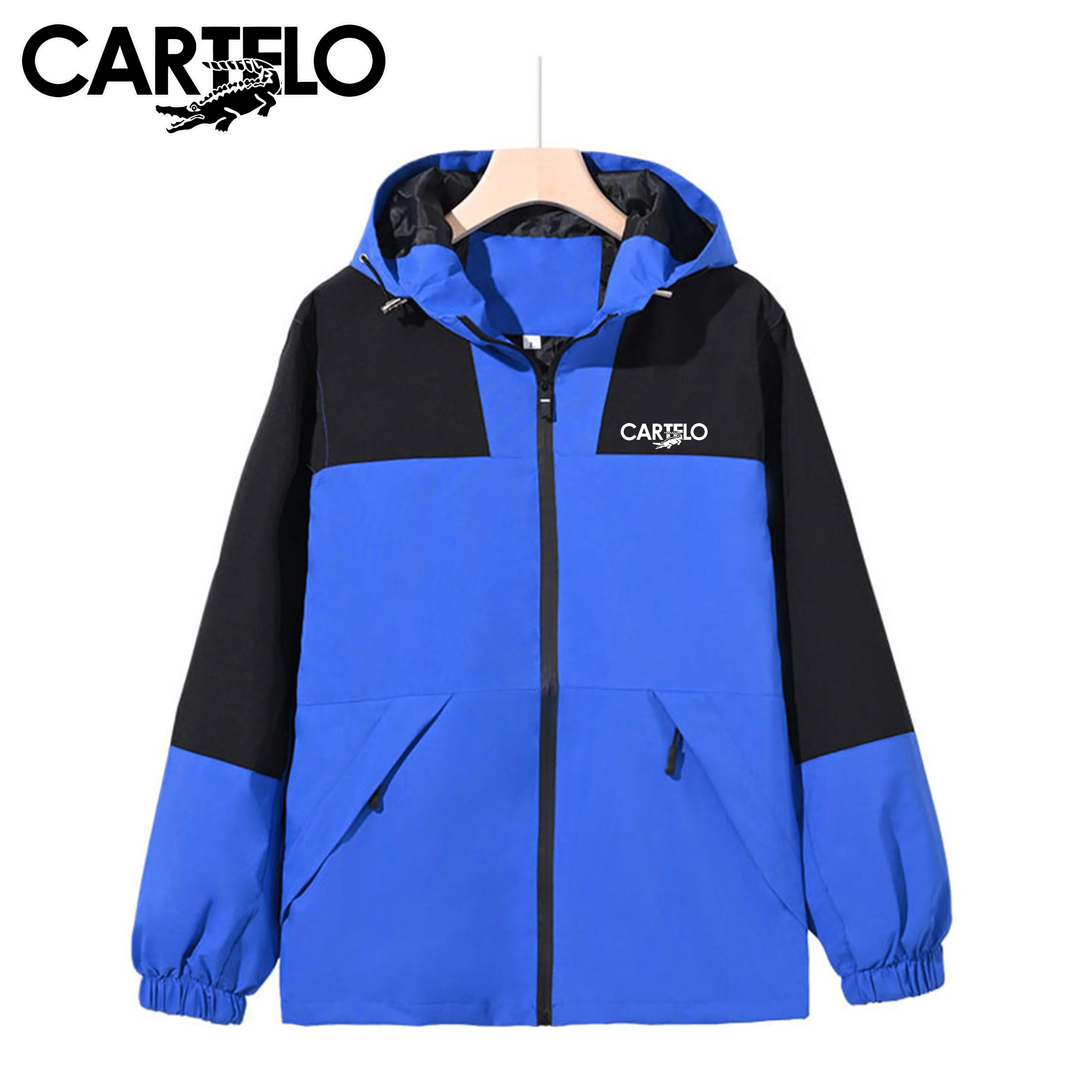 

Outdoor Workwear Windproof Three-in-One Fleece Lined Casual Embroidered Jacket Pants Set Printed Logo Comfortable Breathable