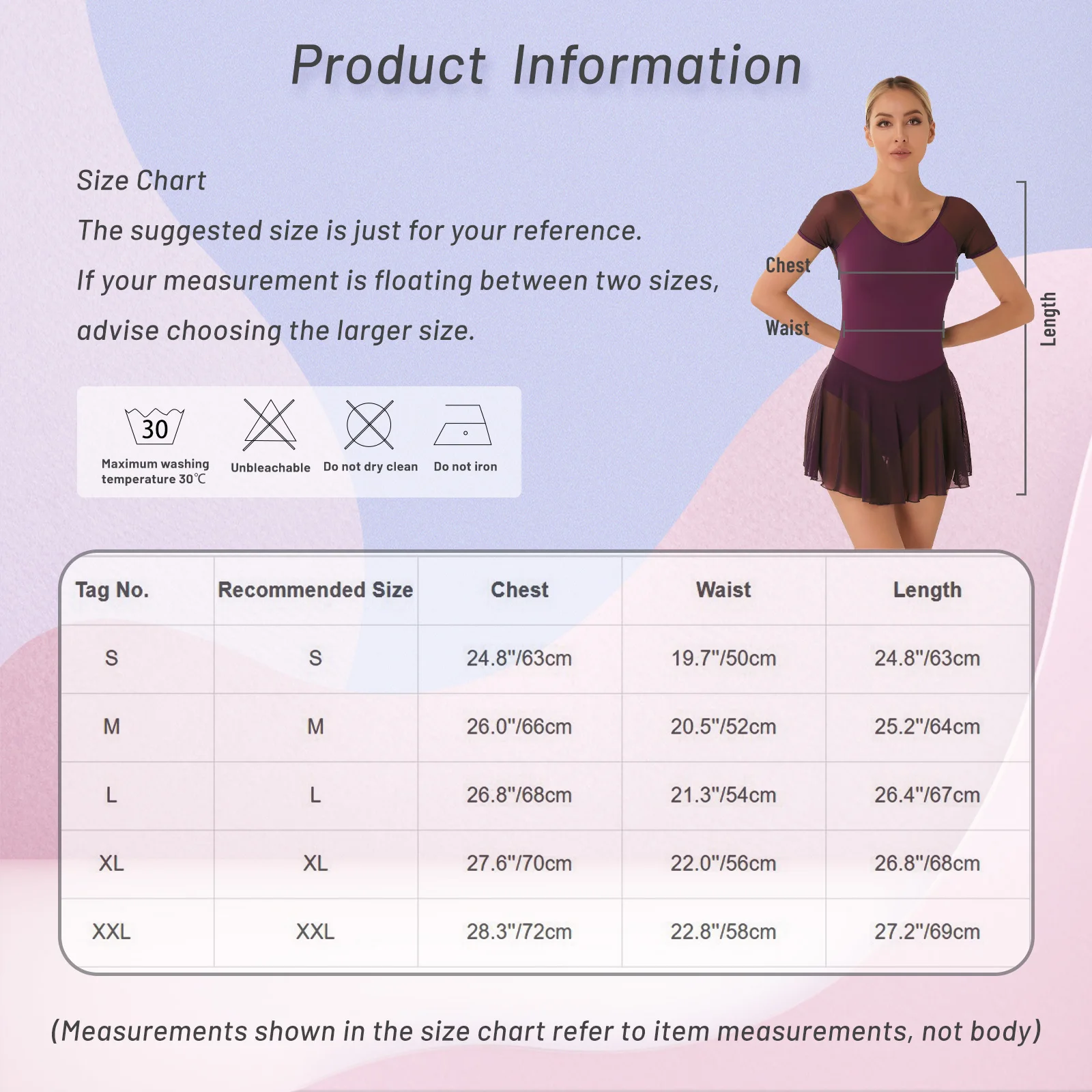 Women Sheer Mesh Dance Leotards 3/4 Sleeve Ballet Leotards Adult Ballet Practice Dance Tutu Dress Costume Gymnastics Leotards