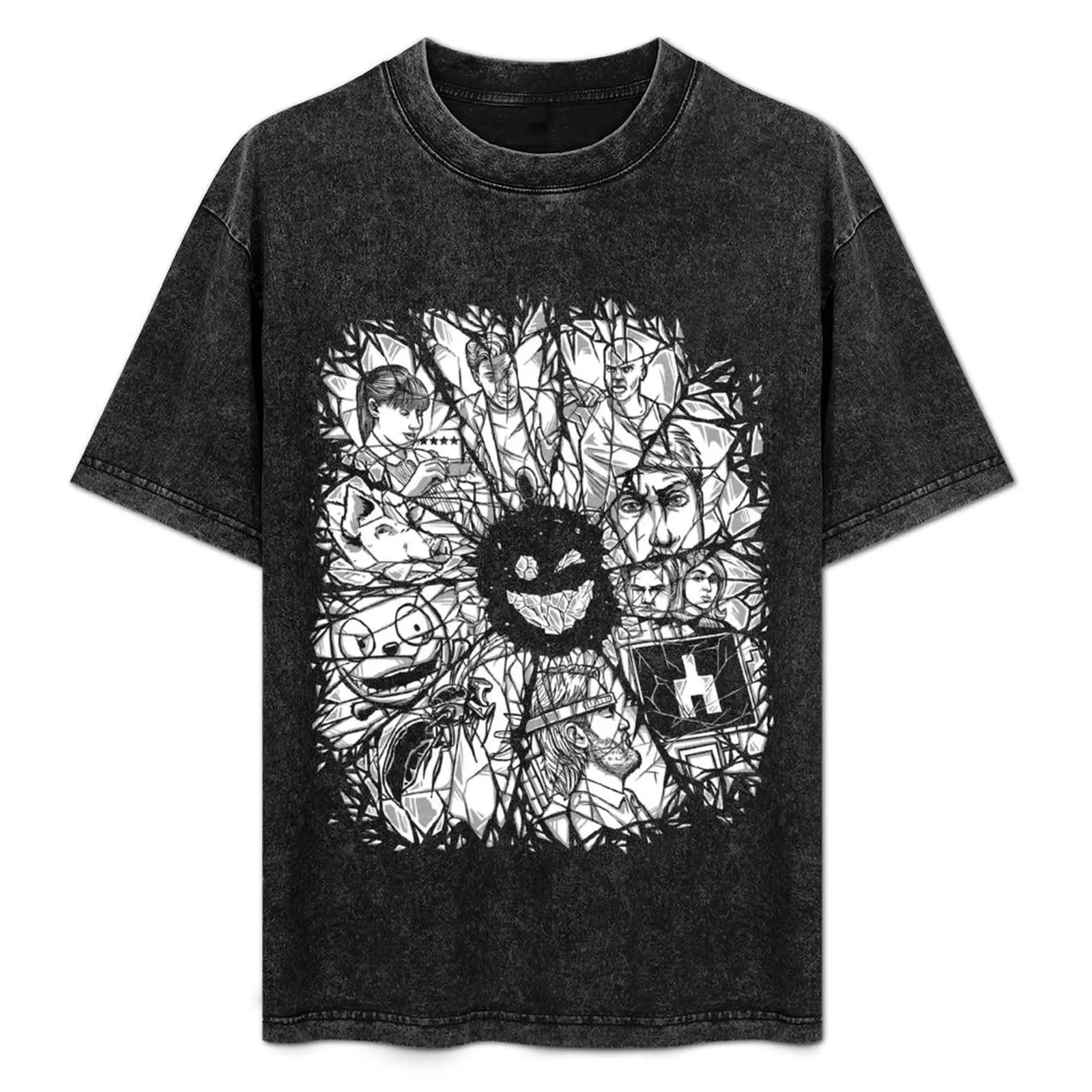 

Dark Refractions T-Shirt Fashion Casual Short Sleeve Top