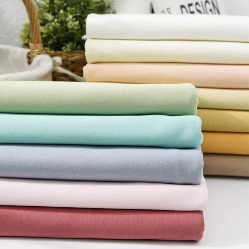 185x50cm Soft Breathable Pure Cotton Knitted Fabric Making T-shirts, Base Shirts, Dresses, Handmade DIY Clothing Fabrics K302986