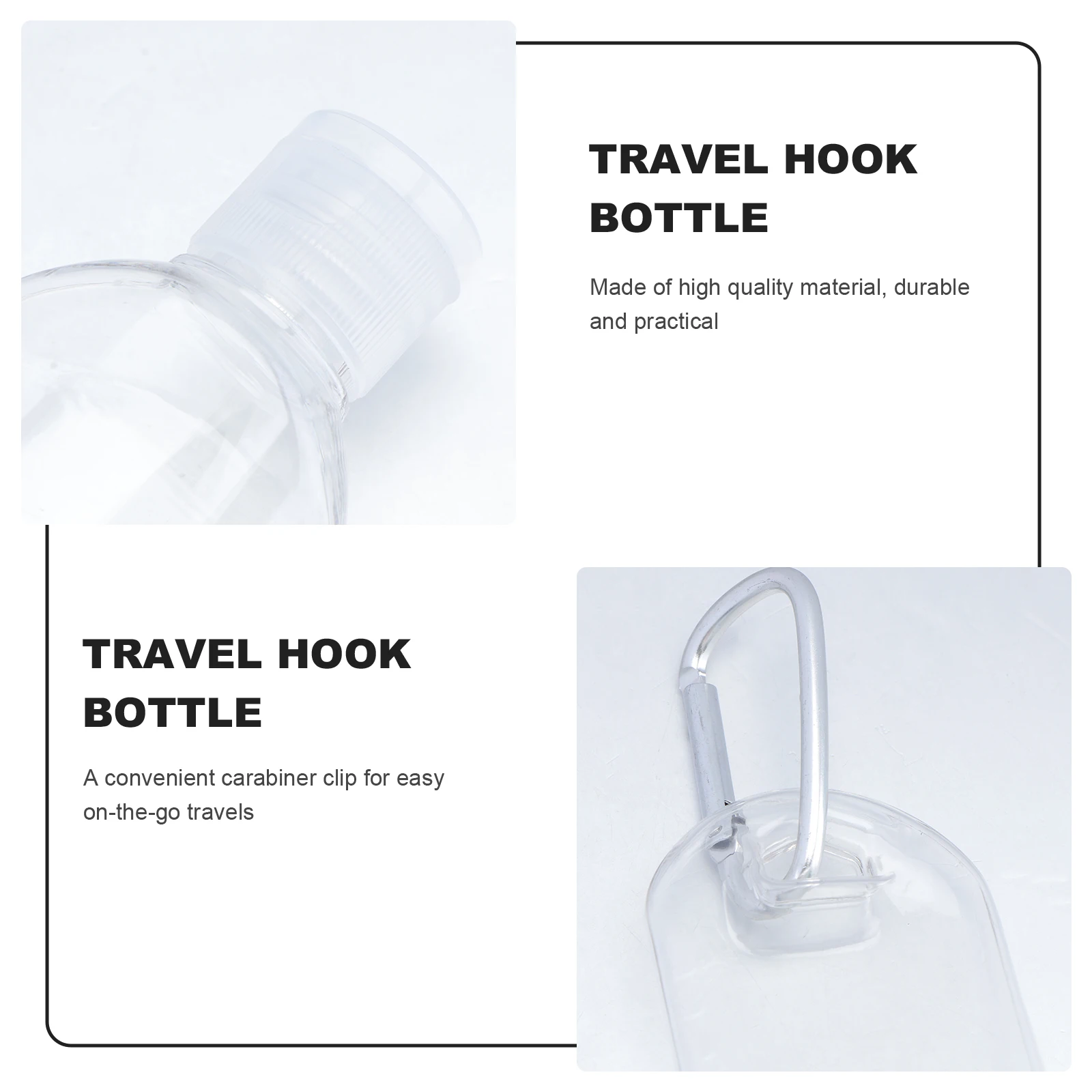 

5pcs 50Ml Refillable Bottles Hand Bottle Travel Lotion Containers Portable Liquid Organizer For Shampoo Body Wash Face