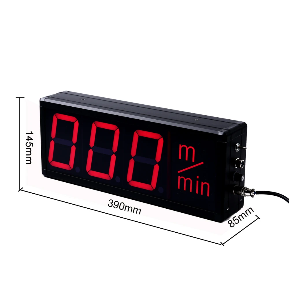 Hot sales LED Display 4 inch Counting Speedometer Digital RPM Meter for motor rotate speed