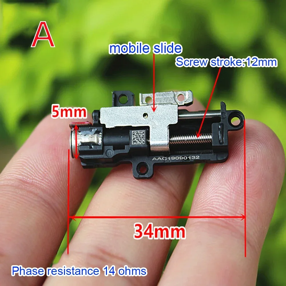 Precious DC 3V-5V Screw Slide Stepper Motor Planetary Deceleration Lift Push Rod Motor 8.2mm Stroke Linear Actuator Ball Bearing