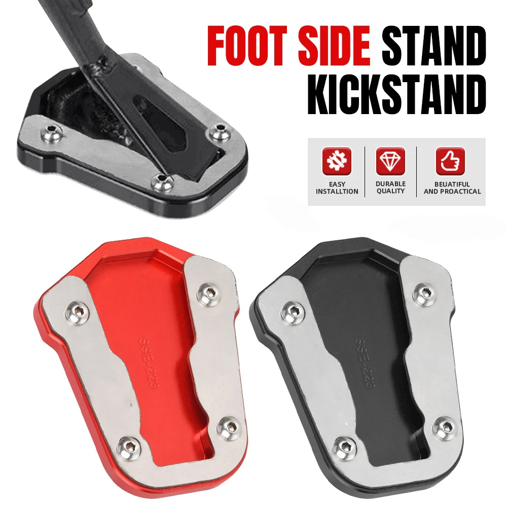 

Motorcycle Side Stand Kickstand Extension Support Foot Pad Base For Honda CRF300L CRF 300 L CRF300 Rally 2021 2022 2023 2024