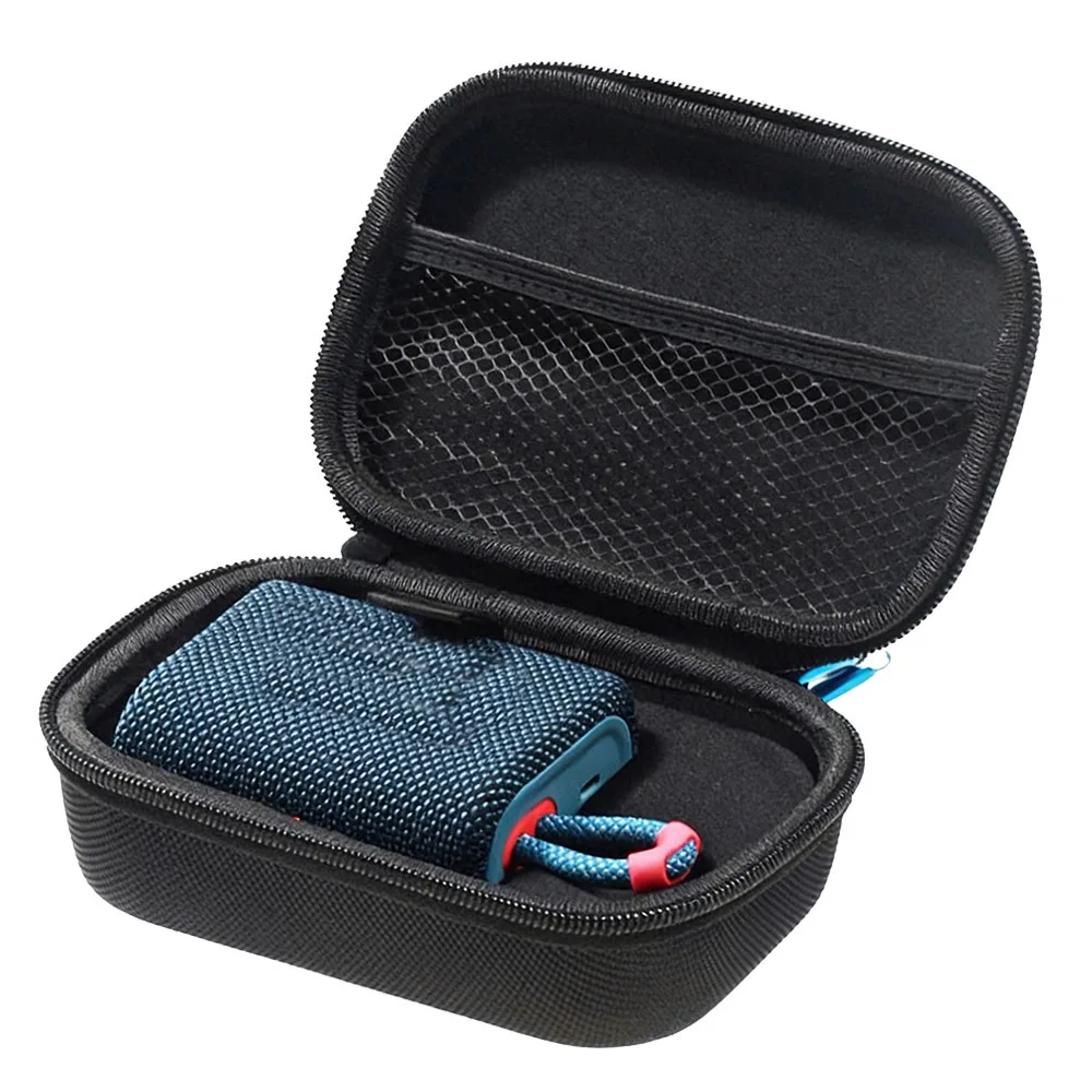 Hard Shell Speaker Carrying Case Water Resistant Durable Organizer Case Shockproof Protective Cover for JBL Flip/Go Travel