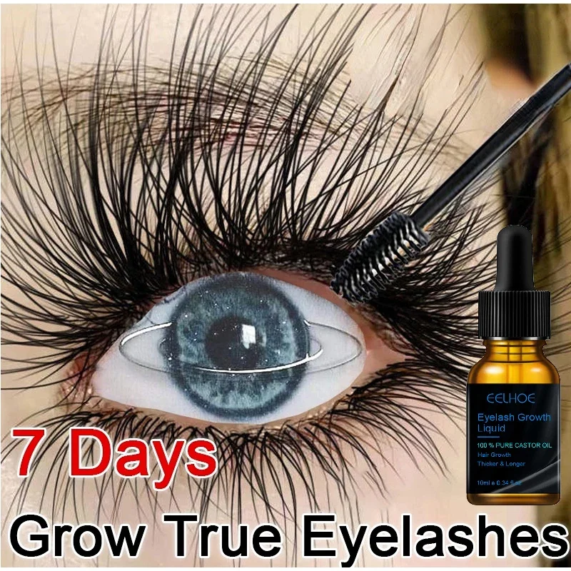 Eyelash Serum 7 Days Fast Growth Natural Eyelashes Enhancer Longer Thicker Eyebrows Lift Fuller Eyelash Enhancer Lashes Products