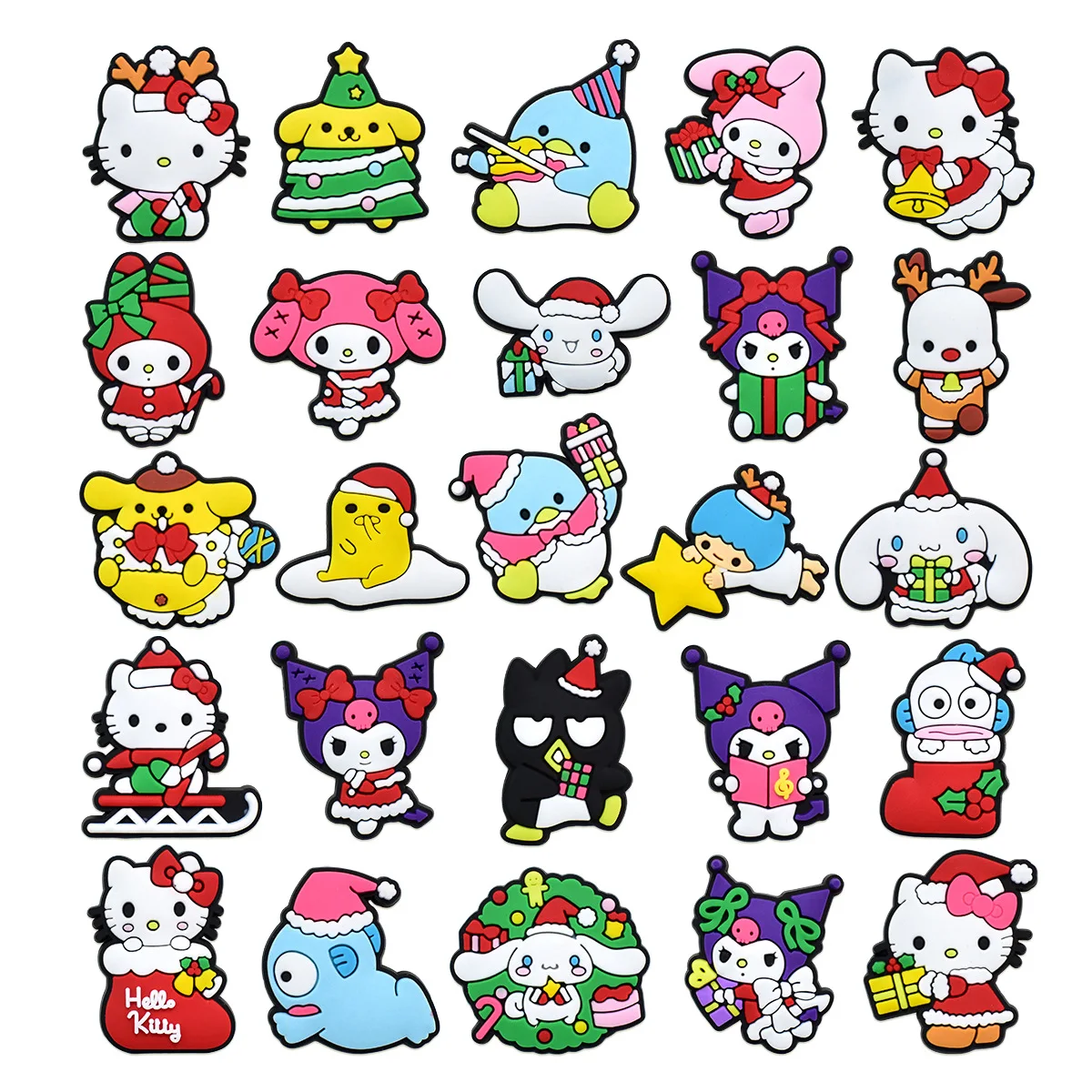 Mesuca Cartoon Shoe Charms PVC Kawaii Kitty Shoe Decorations for Girls Waterproof Shoe Perfect for Gifts and Party Favors