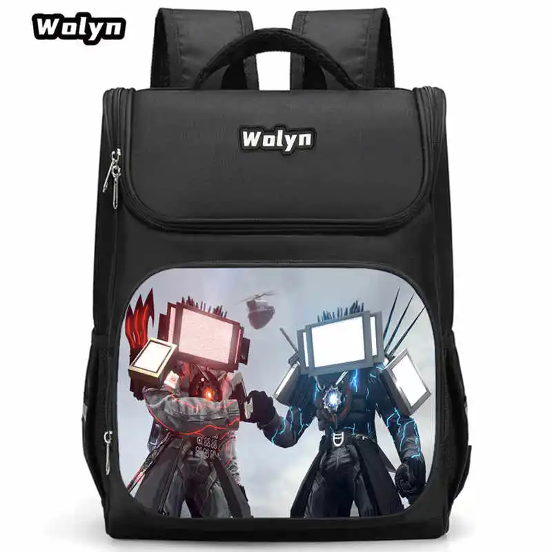 Mochila Wolyn Newly Skibidi Toliet ,School Backpack ,School Bags for Boys Girls ,High Quality and Durable Children  Backpack