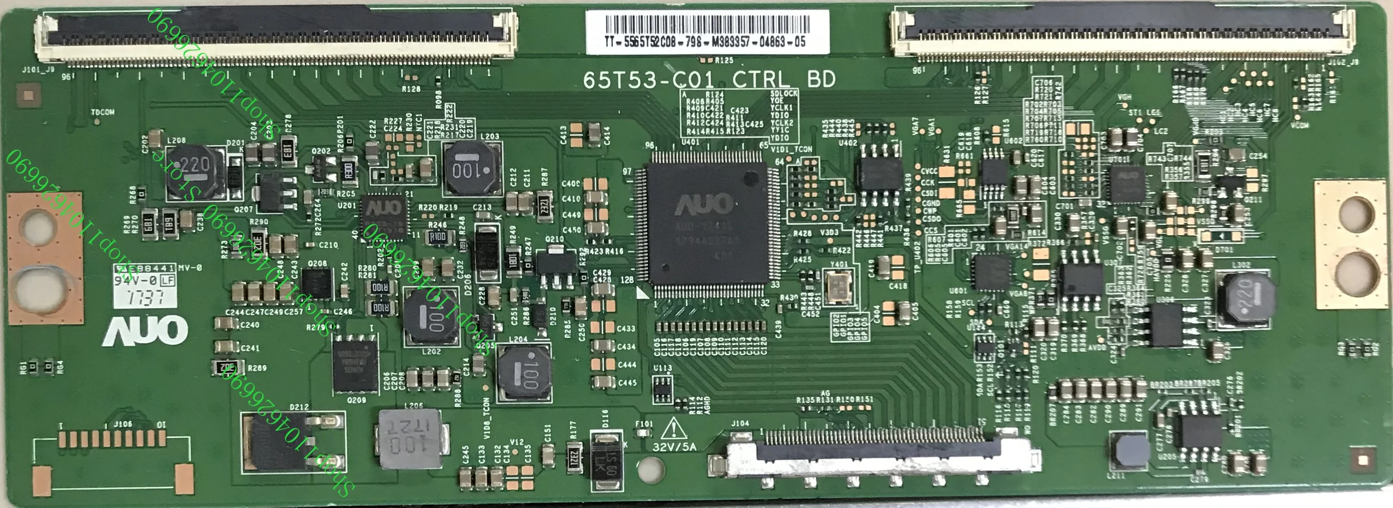 DB Original For AUO 65T53-C01 CTRL BD Tcon Board 65 Inch 4K 96P
