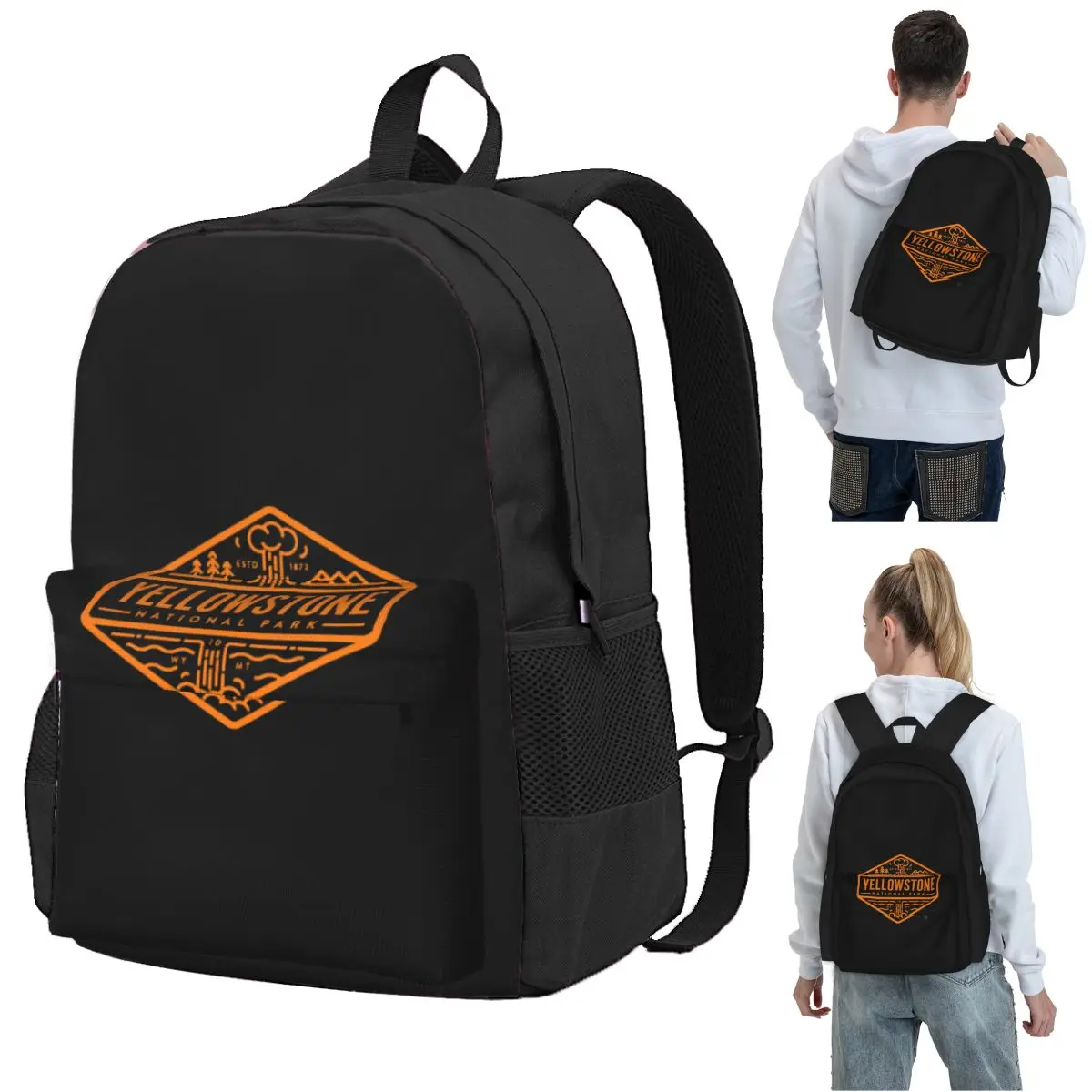 Yellowstone Quick Dry Dutton Ranch Backpack Student BookBag Children School Bag Laptop Shoulder Bags for Boys Girls