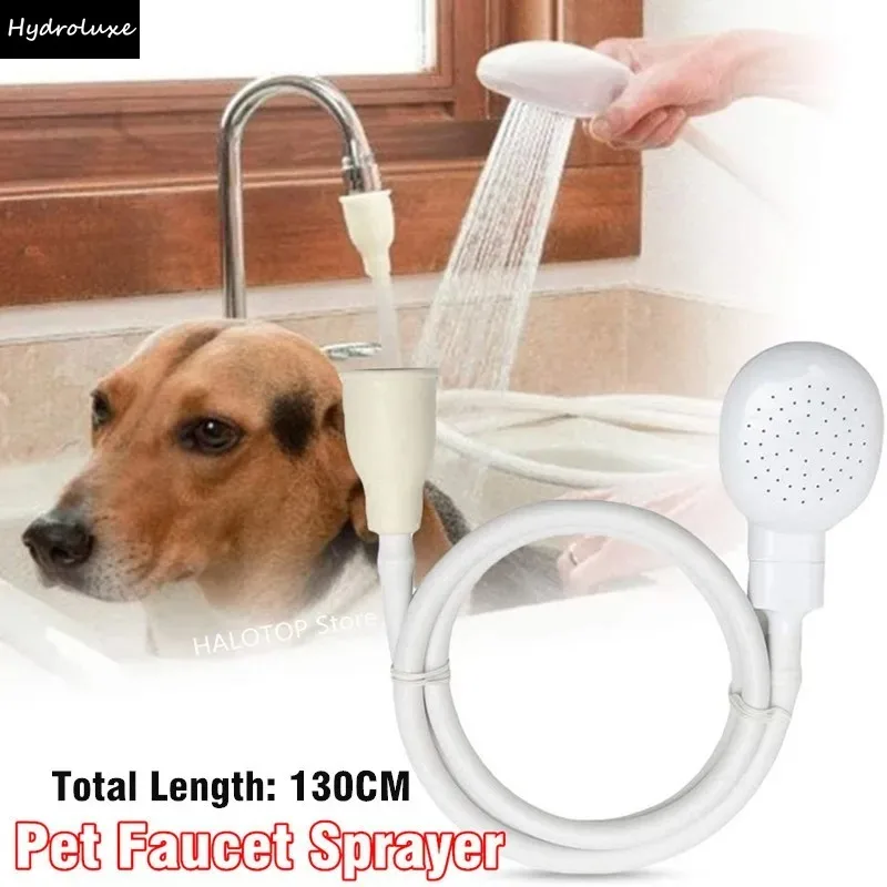 Pet Bathing Shower Dog Cat Multifunctional Shower Easy Bathing Garden Sprayer Shower Sink Head Shower Extender Quick Connector
