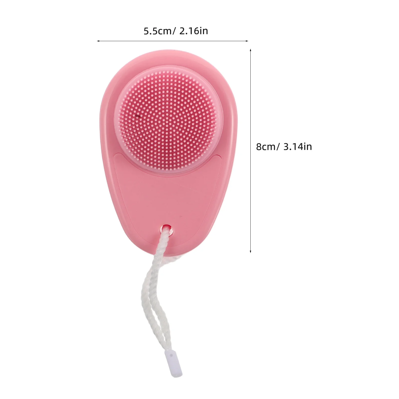 فرشاة وجه من السيليكون، أداة تنظيف الوجه اليدوية مزدوجة الجوانب للتنظيف العميق والتقشير والتدليك والعناية بالبشرة الناعمة والسفر