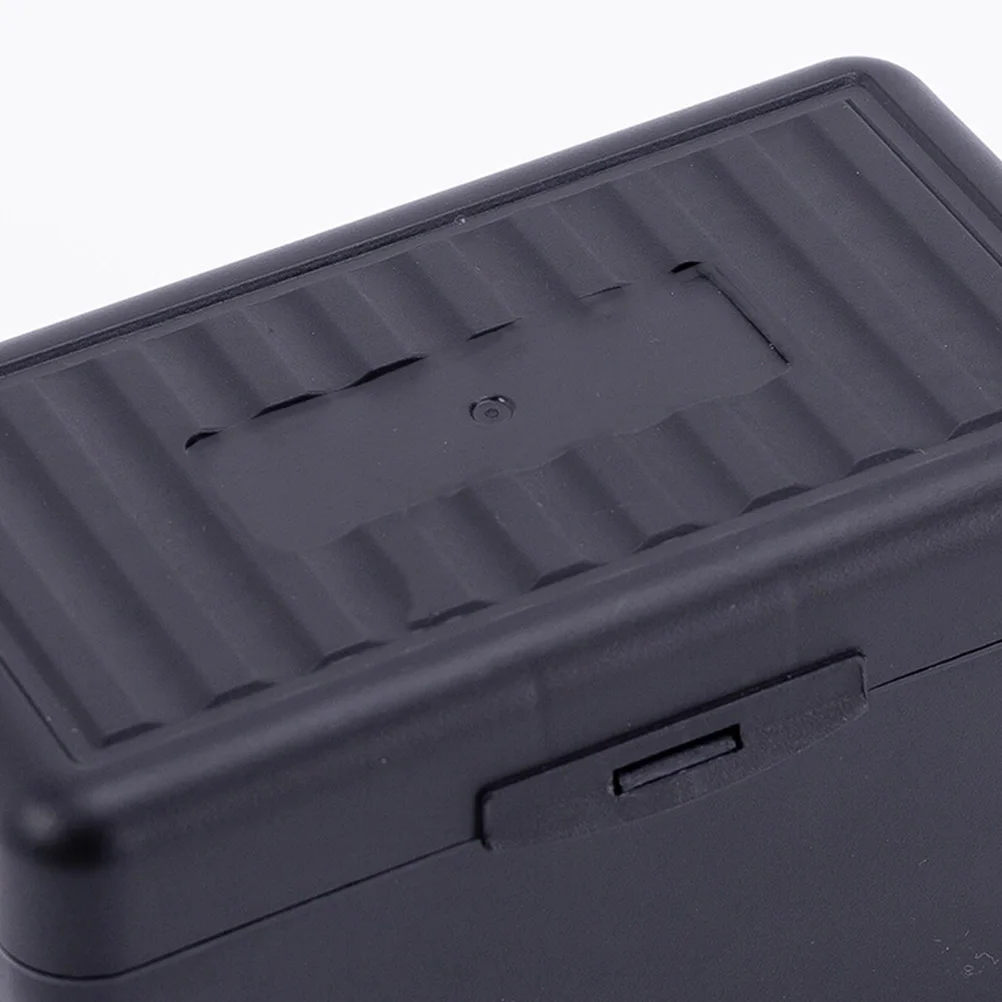 

2 Pcs Business Card Holder Desk Desktop Case Container Table Pictures Visiting Stand Plastic Cards Stand Flip Type Cards Box