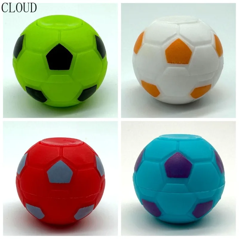 كرة القدم كرة القدم فيدجيت سبينر، لعبة إصبع صغيرة لتخفيف التوتر لمحبي الألعاب الرياضية، لعبة مكتب للبالغين والأطفال لتخفيف القلق