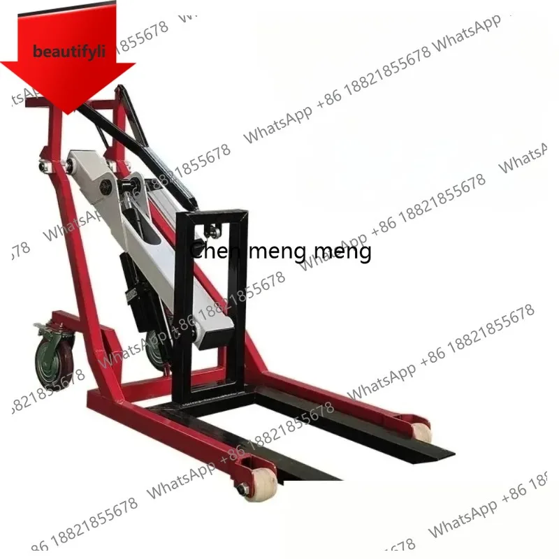 A55 Multi-function Electric Mini Forklift Articulated arm Loader Portable Warehouse transporter Hand push Hydraulic Lift truck
