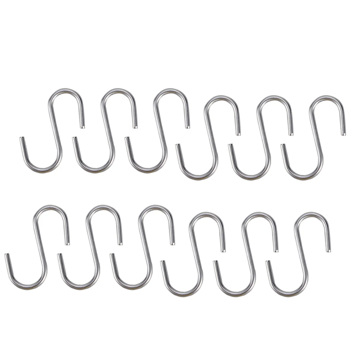 10 Pcs Kitchen Hooks Heavy Duty Hangers Coat Pothook over The Door Racks for Clothes
