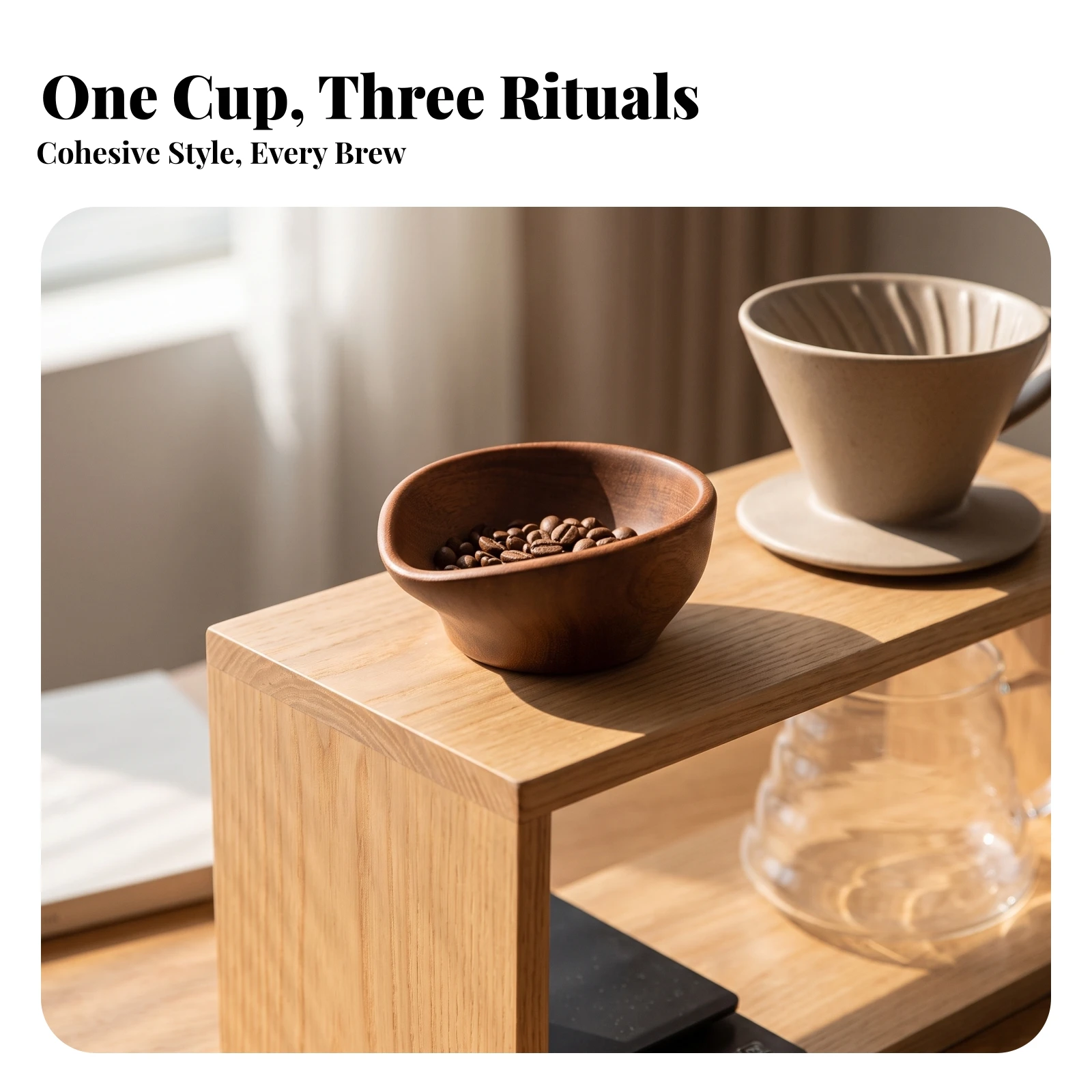 Coffee Bean Measuring Cup Ergonomic Coffee Bean Dosing Cup Vessel Easy to cleanbarSaving for Baristas, Espresso Prep