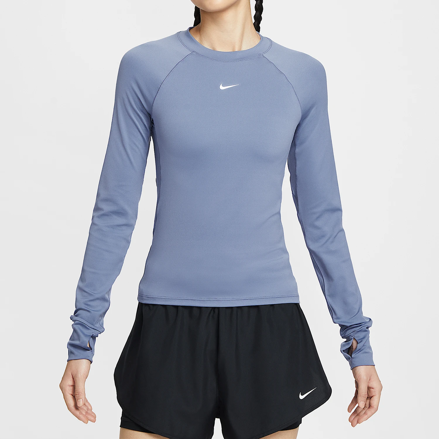 

Оригинальный женский облегающий тренировочный топ Nike Pro Dri-FIT с длинными рукавами FV7846-499