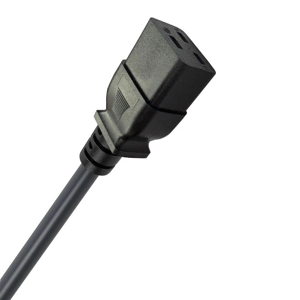 الثقيلة الاتحاد الأوروبي 3-Pin التوصيل إلى IEC C19 سلك الطاقة الاتحاد الأوروبي التيار الكهربائي المكونات إلى IEC320 C19 كابل تمديد الطاقة PSU سلك الطاقة 2X2.5mm2 #5