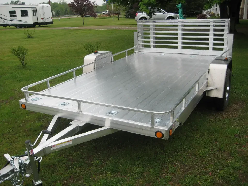 Aluminum ATV Landscape Box Car Trailer