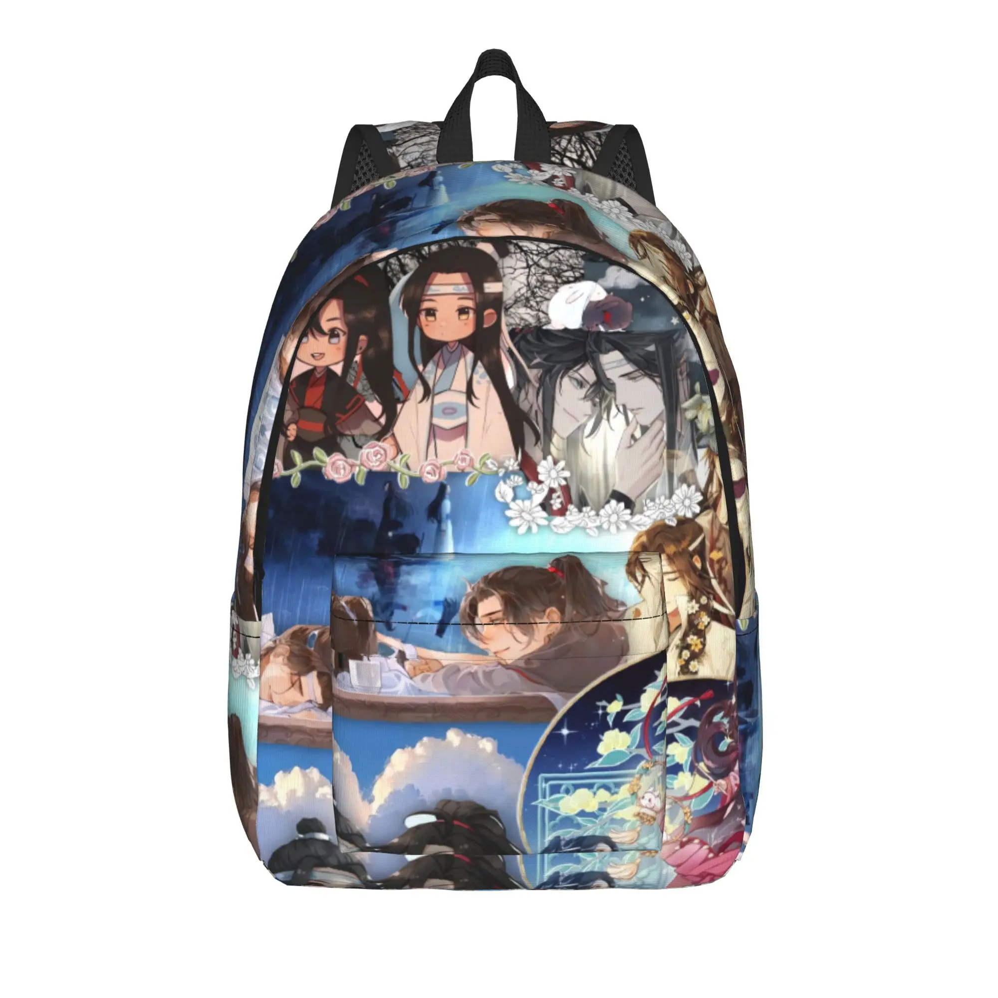 CWangXian Bunny Mo Dao Zu Shi  Backpack  Camping Backpacks Girl Designer Pattern High School Bags Kawaii Rucksack