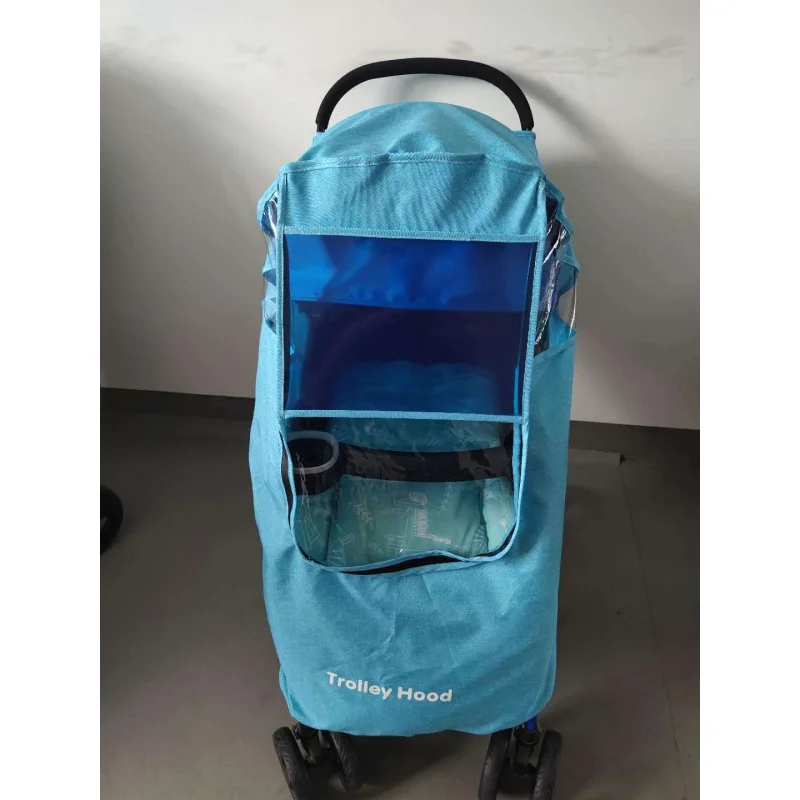 Baby Stroller Rain Cover Stroller Windshield Umbrella Car Windshield Cozy Raincoat Trolley Cover