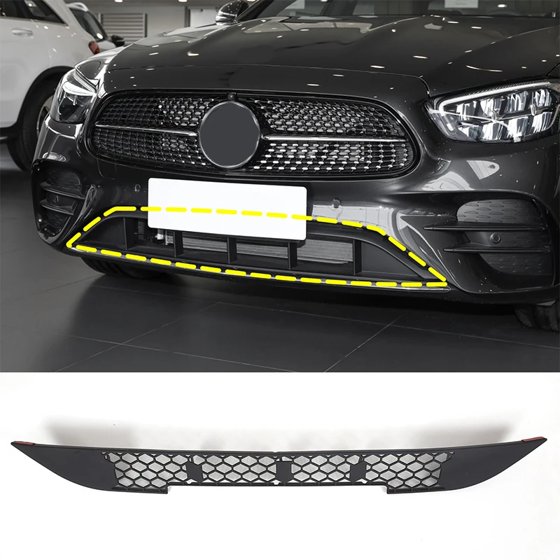 Polypropylene Black Car front bumper insect net Cover Trim Car Accessories For Mercedes Benz C E class Sport W206 W213 2021-2023