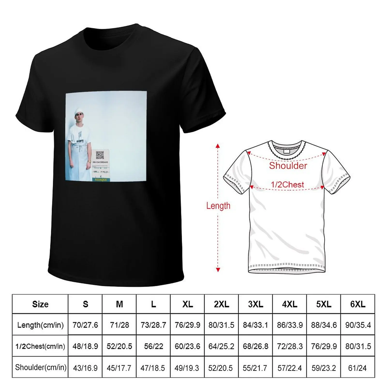 Kojaque - Deli Daydreams Album Cover 2018 T-Shirt t shirts for man graphic tees T-Shirt