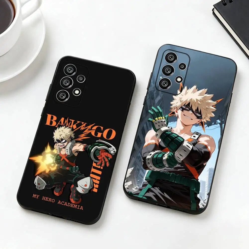 My H-Hero Katsuki Bakugo  Phone Case For Samsung S25,S24,S21,S22,S23,S30,Ultra,S20,Plus,Fe,Lite,Note,10,Black Cover