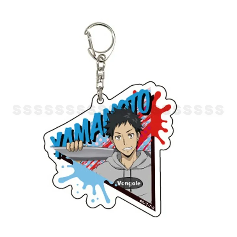 Anime Tsuna Mukuro Ryohei Gokudera Hibari Yamamoto Squalo acrylique porte-clés poupée porte-clés pendentif pour cadeau