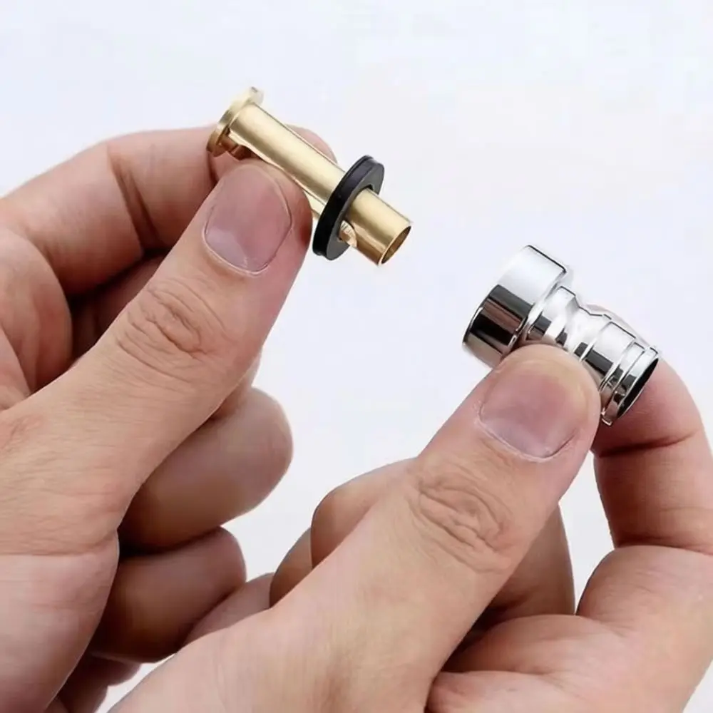 Universal Washing Machine Tap Adapter Automatic Stop Water Valve Anti Leak Hose Connector Copper Plated Plumbing Parts