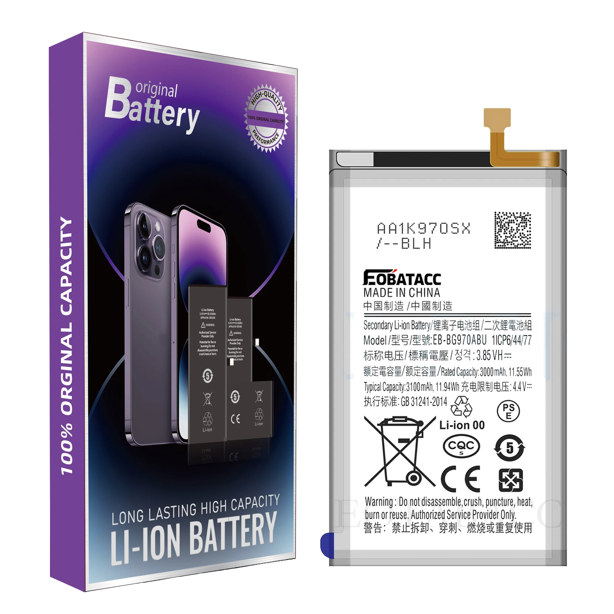 2025 years New high quality Battery EB-BG970ABU 3100mah  For Samsung Galaxy  S10E battery - Image 4