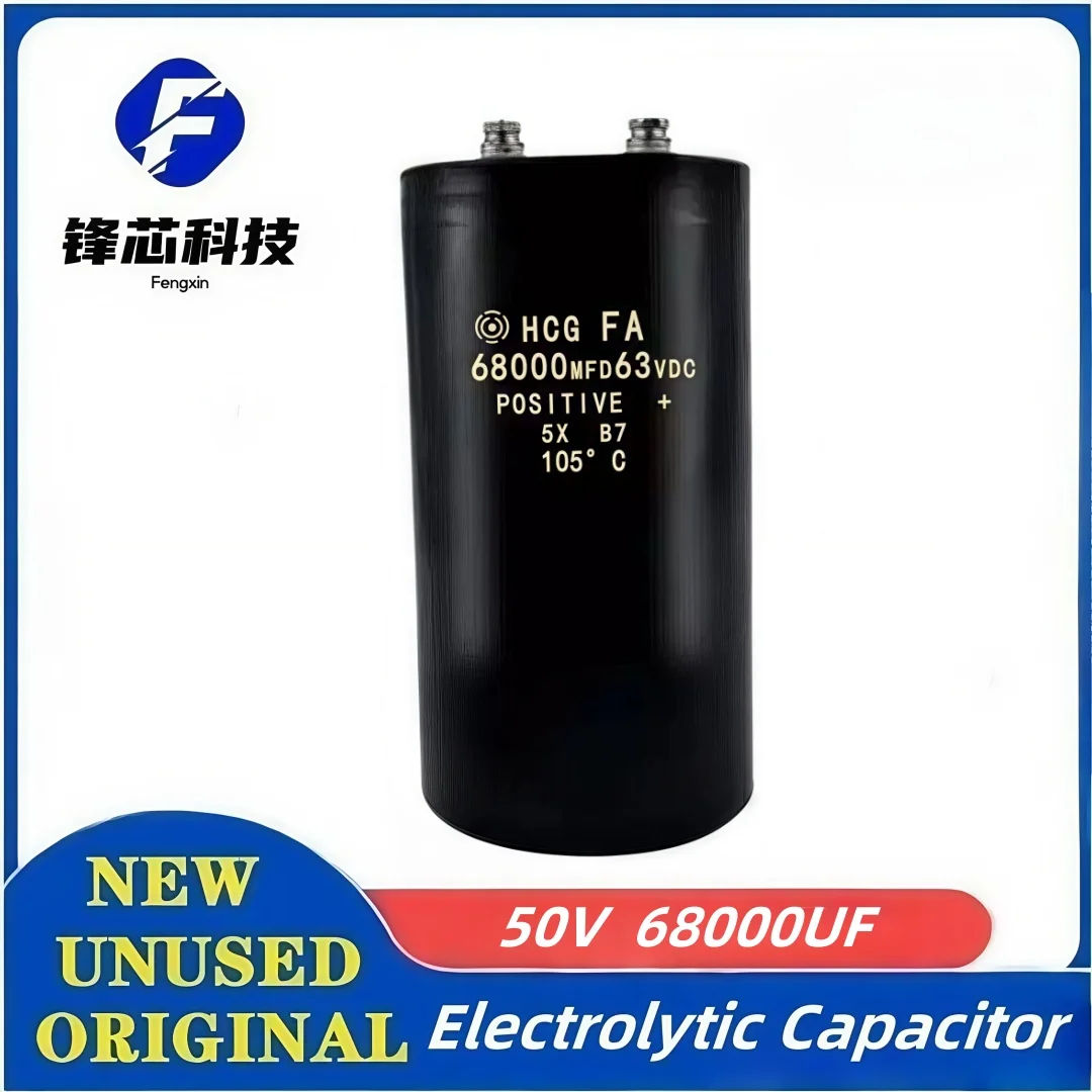 

50V 68000UF 68000MFD 50VDC Aluminum Electrolytic Capacitor Inverter Welder 50V68000UF Screw Foot Bolt Capacitor