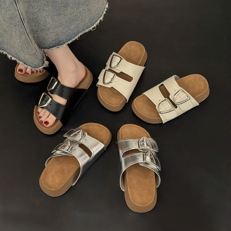 

Flats Platform Slippers Women Sandals Sport Shoes 2025 Summer Casual Beach Flip Flops Trend Slides Slingback Sandalias De Mujer