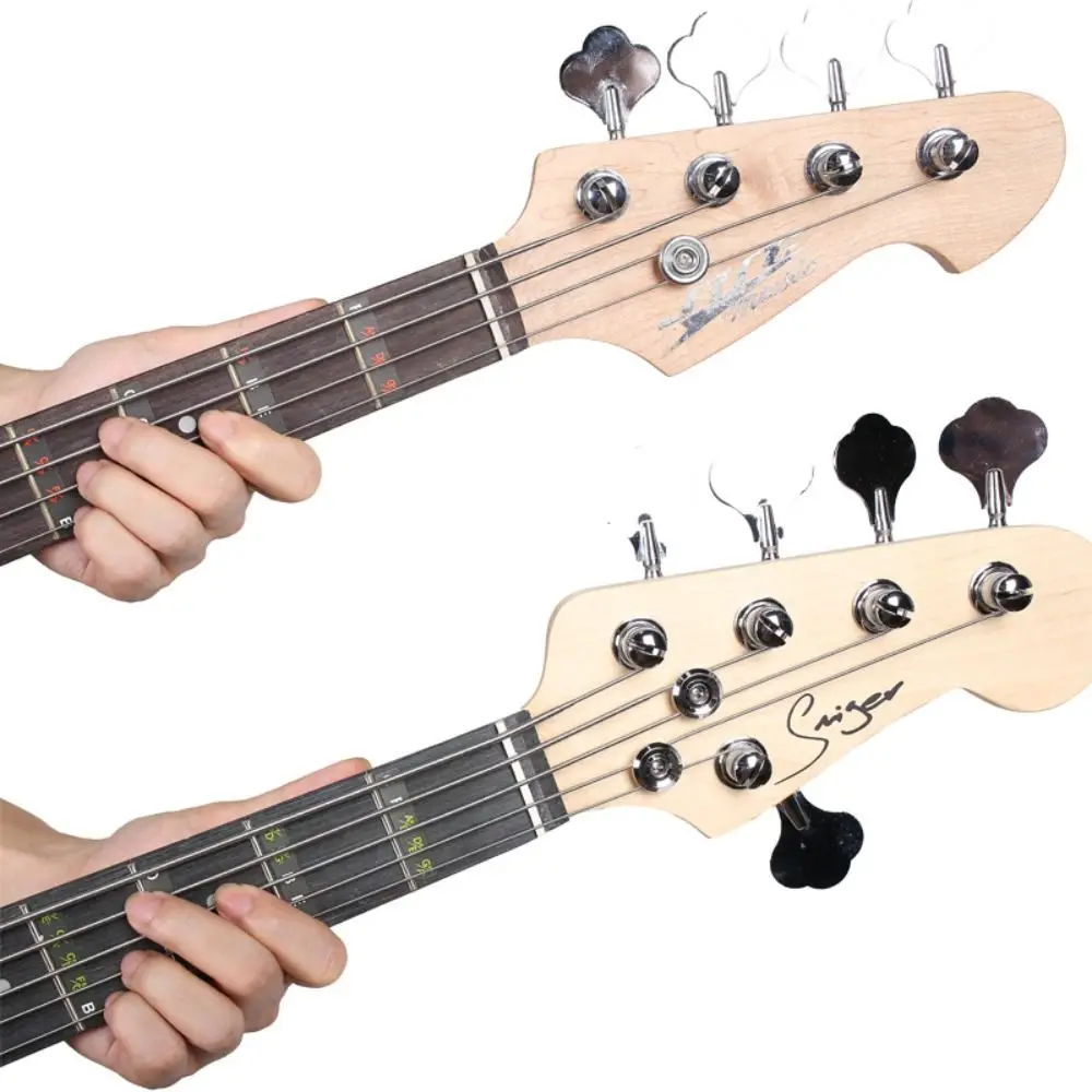 Portable Guitar Fretboard Note Sticker Tone Sense Learning Guitar Fingerboard Sticker Lightweighting Musical