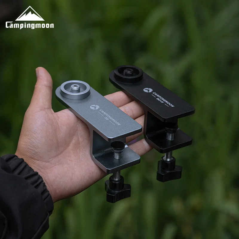 Outdoor Camping Desktop Extension Fixture CAMPINGMOON Aluminium Alloy Table Z18 Holder Gas Canister Lamp Stove Fixed Accessories