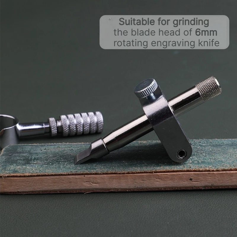 Rotary Engraving Knife Carving Pen Knife Grinding Angle Adjuster Knife Positioner DIY Handmade Leather Special Engraving Tool