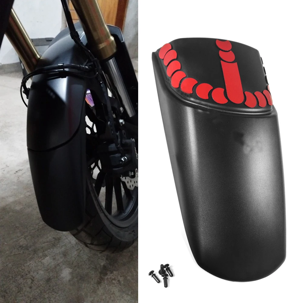 Motorcycle Front Fender Hugger Mudguard Extender Extension Splash Guard Fairing For Honda CB500X 2022 2023 CB 500X Accessories