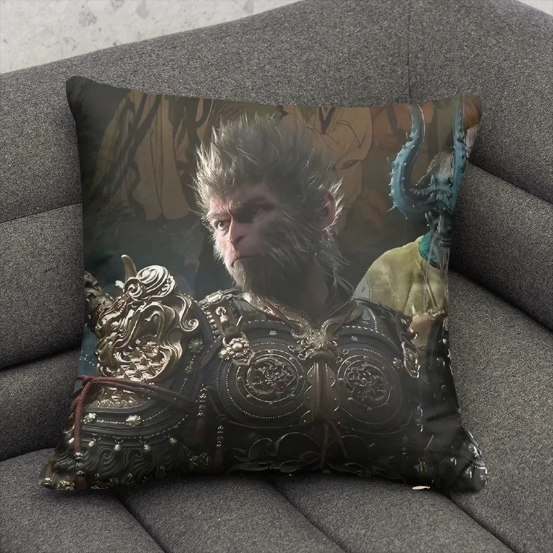 Chinese Mythology Game 6 Eared Macaque Monkey Comfortable Pillow Office Waist Pillow Bedhead Sofa Cushion Car Pillow Surrounding