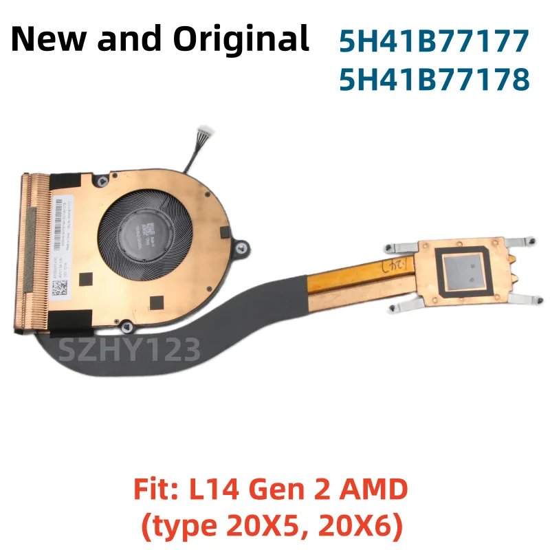 New Original AMD CPU Cooling Fan Heatsink Radiator Cooler For Lenovo ThinkPad L14 Gen 1 Gen 2 Laptop FRU 5H41B77177 5H40S72942
