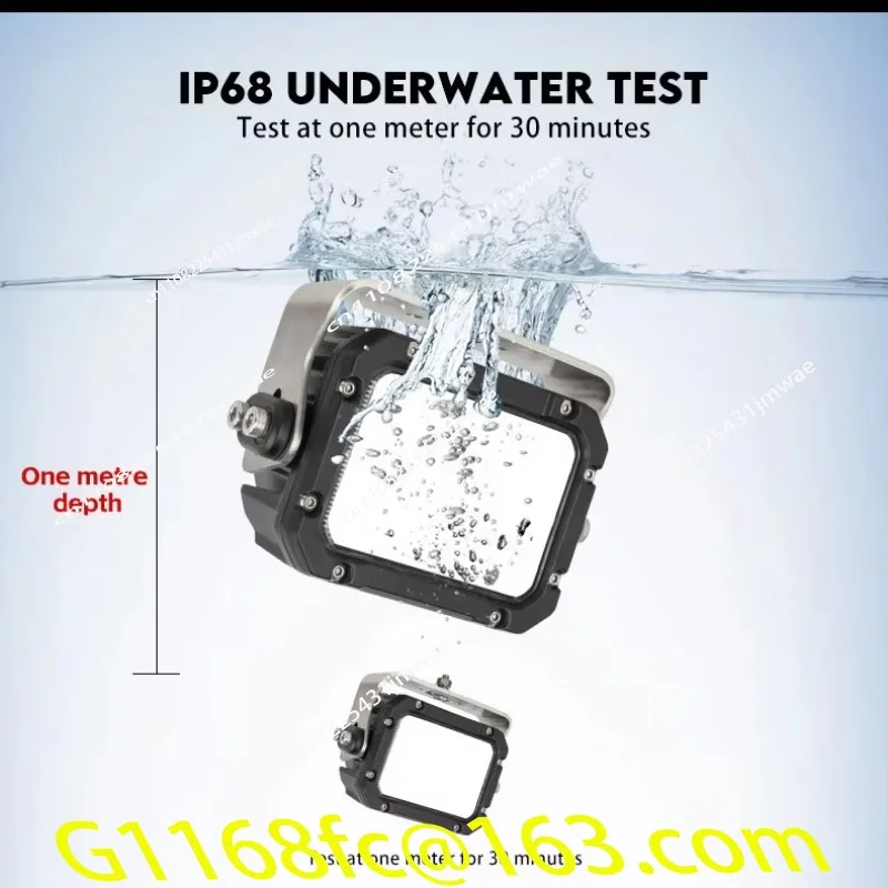 90W Heavy-duty Vehicle LED High-power Lighting System with High Lumen Output Square Mining Luminous Work Light