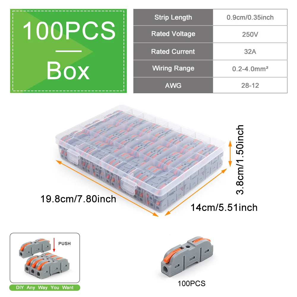 Variant: 100PCS Grey-O