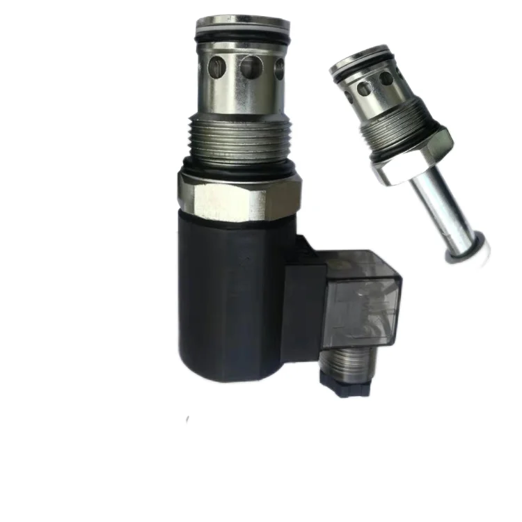 Hydraulic solenoid valve threaded solenoid pressure retaining valve DHF16-220 normally closed AC220V