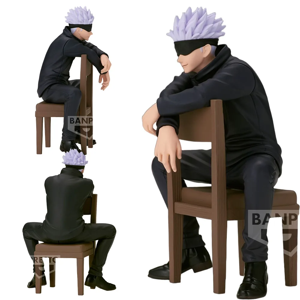 Nova Figura de Ação de 11cm Gojo Satoru Anime Jujutsu Kaisen, Modelo Itadori Yuji Sentado com Macarrão, Brinquedos e Bonecos Japoneses para Colecionadores
