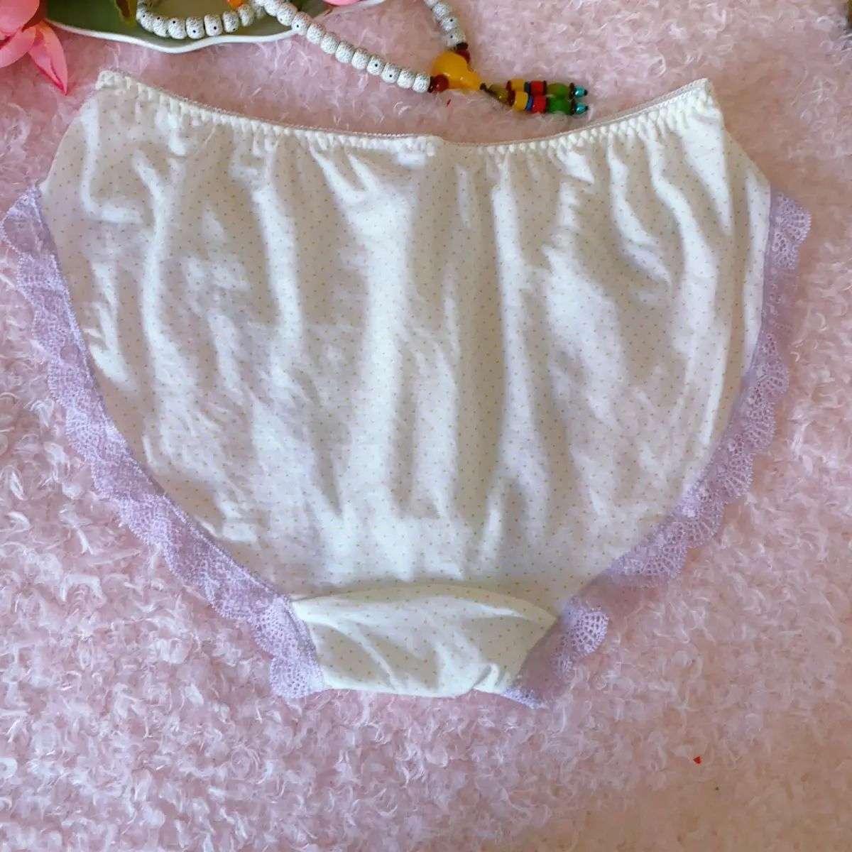 

Men Modal Cotton Lace Hem Triangle Underwear Comfortable Close fitting Sexy Underwear LGBQ Live Show Dance DJ Club Bar Costumes