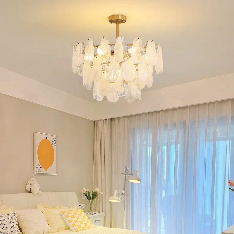 

Nordic Modern Crystal Chandelier Luxury Glass Pendant Light for Living Room Bedroom Dining Hall