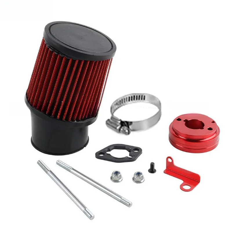 High Performance Air Filter Intake Kit for Go-Karts & Mini Bikes 6.5 HP Honda Clone GX160 GX200 Go Kart Predator 212cc Engine