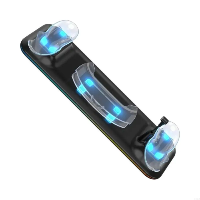 

Charging Dock for 3 Fast Charging Station Headset Controllers Charging Adapter Dock Headset Charging Hub H8WD